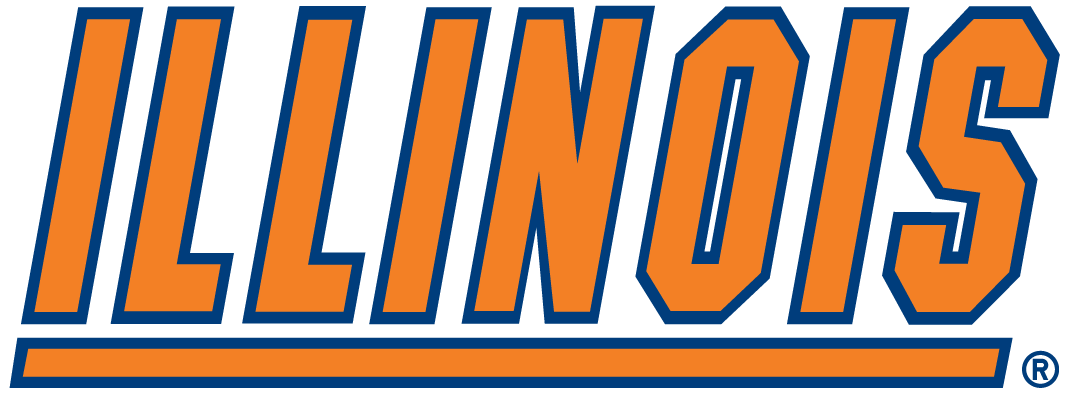 Illinois Fighting Illini 1989-2013 Wordmark Logo iron on transfers for fabric
